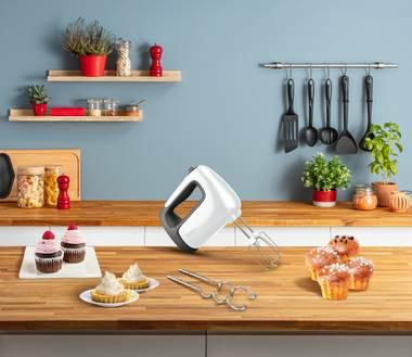 Produktbild Moulinex PrepMix+ HM460 - Handmixer - 500W - Wit (500 W)