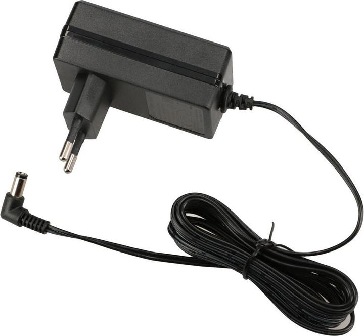 Produktbild MikroTik power supply 24v 1.2A, right angle plug