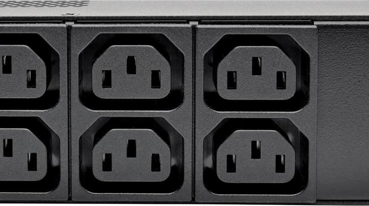Actual product image Eaton Tripp Lite Series PDU Metered Vertical 7.4W 230V 8 C19 40 C13 IEC 309 32A 0U TAA