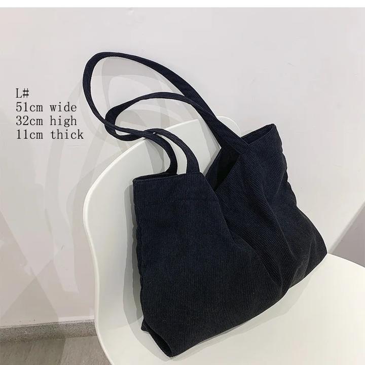 Produktbild Only-Bags.Store Kordtasche Handtaschen Umhängetaschen Weiche Umweltspeicher Wiederverwendbar Kleine und grosse