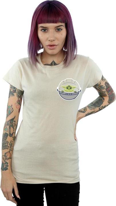 Produktbild Star Wars The Mandalorian The Child Drawn Breast Print TShirt (S)