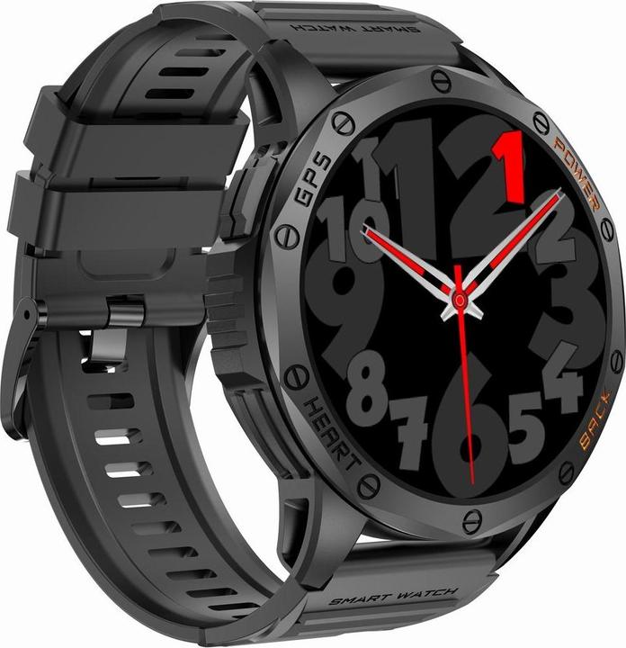 Immagine prodotto Gravity GPS GT24-2 Herren-Smartwatch, schwarzes Silikonarmband + weisses Silikonarmband