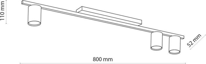 Actual product image Licht-Erlebnisse Ceiling lamp Willem (GU10)