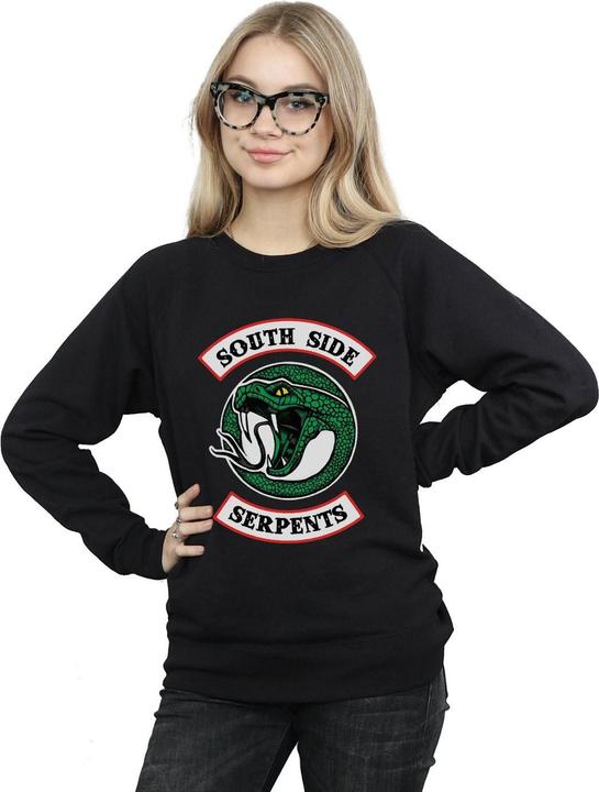 Actual product image Riverdale Womens/Ladies Southside Serpents Sweatshirt (S)