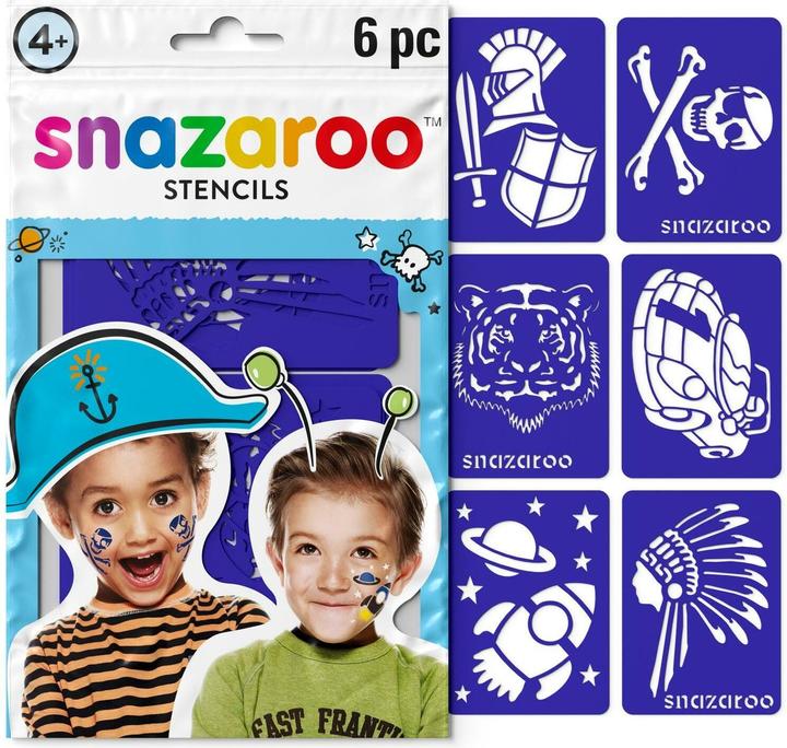Actual product image Snazaroo Stencils boys