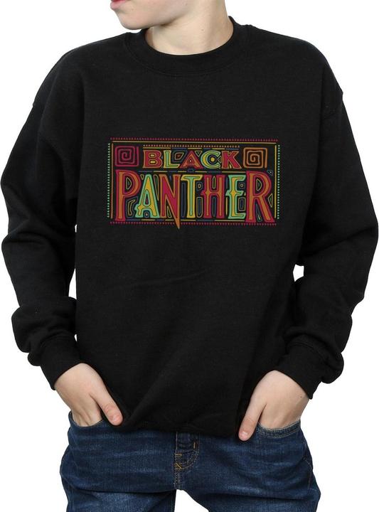 Immagine prodotto Black Panther Tribal Logo Felpa Ragazzi (128)