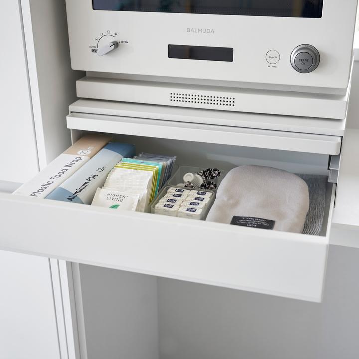 Actual product image Yamazaki Pull-out tray with drawer for TOWER worktop