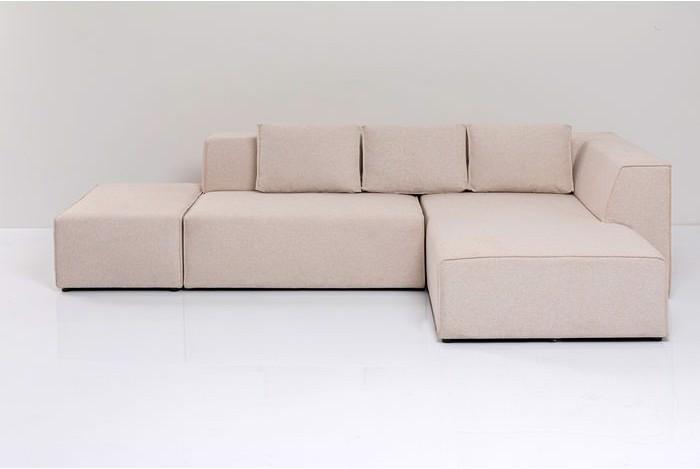 Actual product image Kare Design Corner Sofa Infinity Ottomane Creme Right (Corner sofa)
