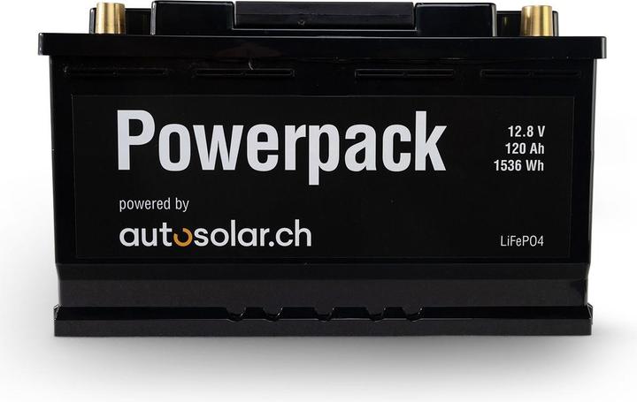 Produktbild Autosolar Lithium-Batterie 120 Ah (entspricht 240Ah einer AGM Batterie) (12.80 V, 120 Ah)