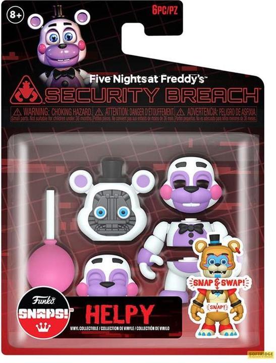 Actual product image Funko Five Nights at Freddy's Snap action figure Helpy 9 cm