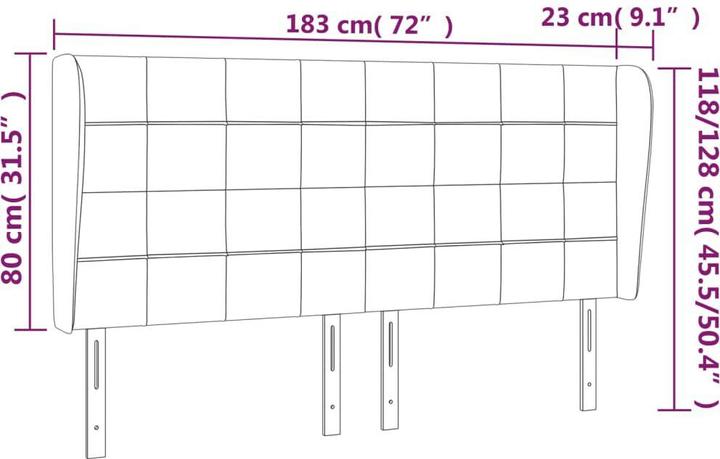 Produktbild VidaXL Kataleya (183 x 23 x 128 cm)
