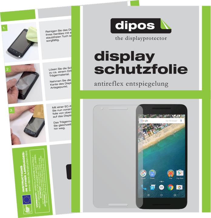 Actual product image Dipos Screen Protector Anti-Glare (6 Piece, LG Nexus 5X)