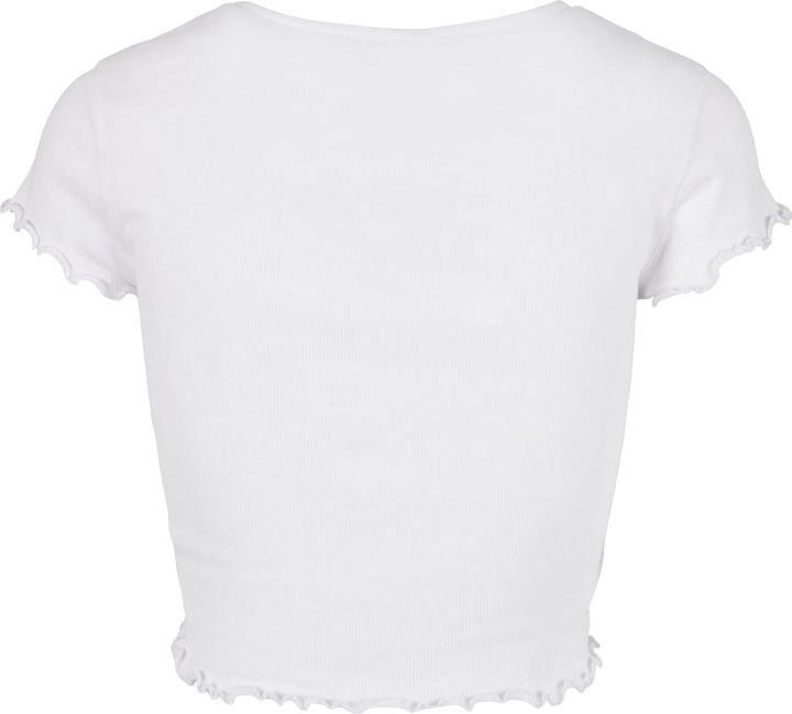 Produktbild Urban Classics Ladies Cropped Button Up Rib Tee (XL)