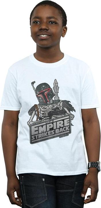 Actual product image Star Wars Boys Boba Fett Skeleton T-Shirt (140, 146)