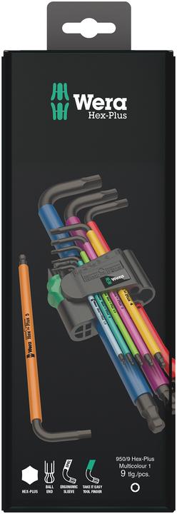 Image du produit Wera 950/9 Hex-Plus Multicolour 1
