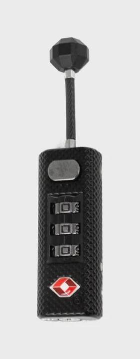 Actual product image D_b_ The Världsvan TSA lock Black Out