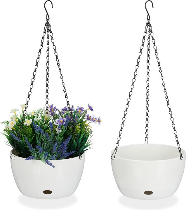 Image du produit Relaxdays 2x pots de fleurs (24 cm)