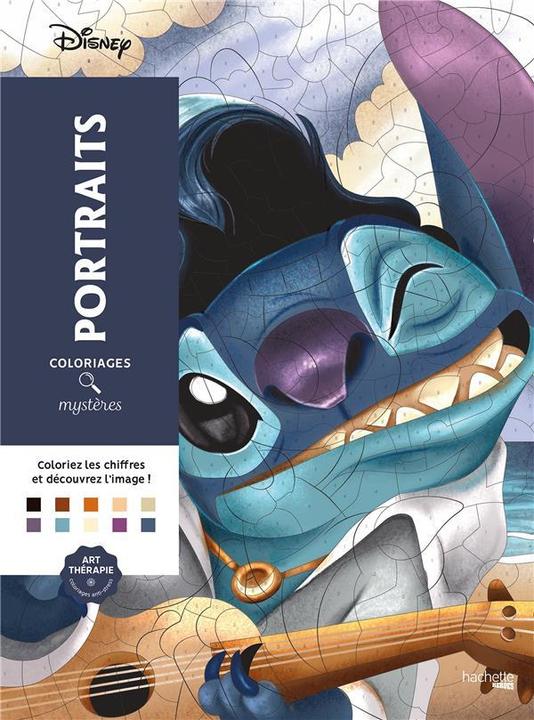 Image du produit Portraits : coloriages mystères (Français, Christophe Alexis Perez, 2020)