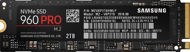 Produktbild Samsung 960 Pro (2000 GB, M.2)