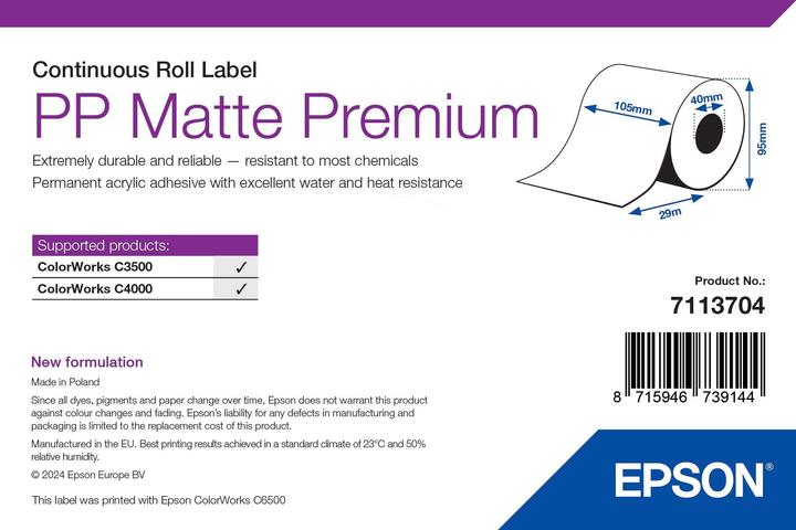 Epson Pp Matte Label Premium