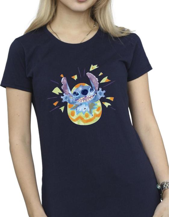 Immagine prodotto Disney Lilo & Stitch Cracking Egg Maglietta Donna (L)