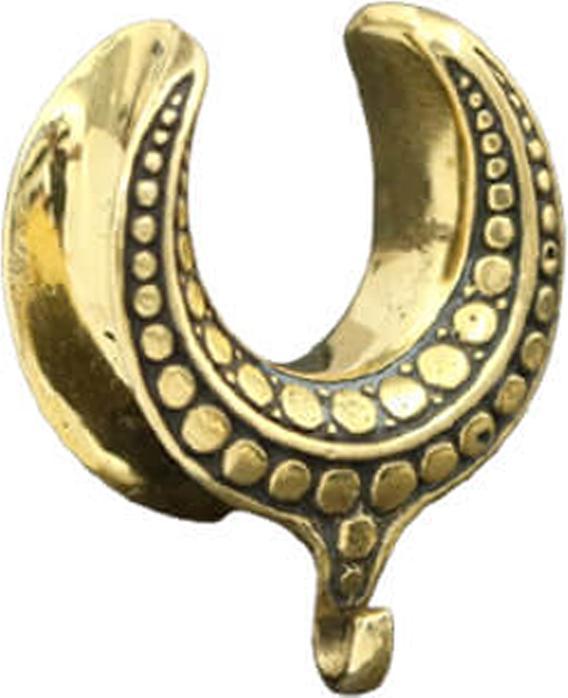 Produktbild Star Piercing Sattel vergoldet gepunktet Ring für Anhänger (Messing)