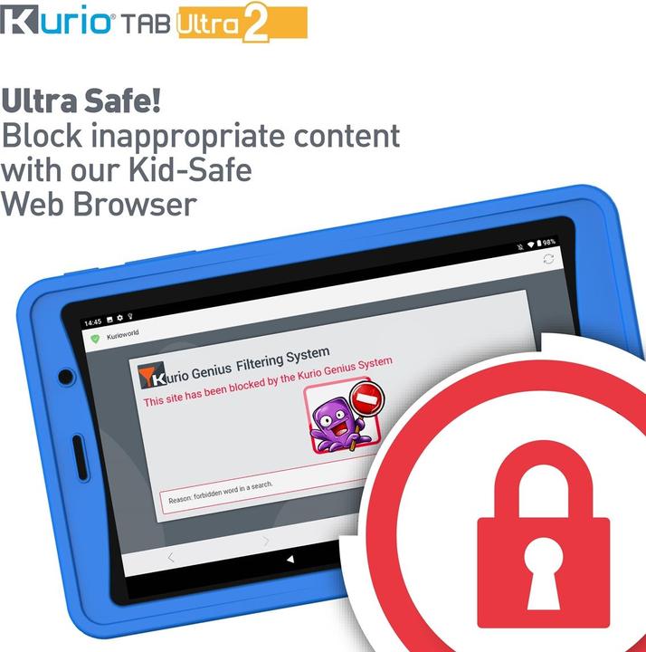 Produktbild KD Toys Kurio Tab Ultra 2 blau (Französisch, Italienisch, Deutsch)