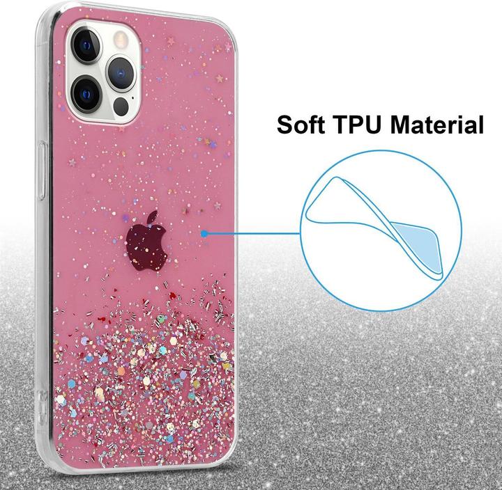 Produktbild Cadorabo TPU Cover funkelnder Glitter (Apple iPhone 12 Pro Max)
