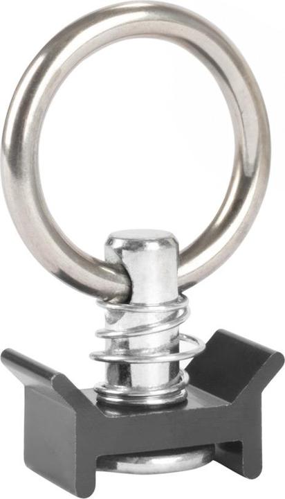Immagine prodotto Stahlwerk Set di 2 binari di ancoraggio con occhielli di fissaggio 50 cm Binari di linea in alluminio