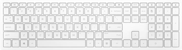Actual product image HP Wht Pav Wl Keyboard 600 (Eng. Int., Wireless)