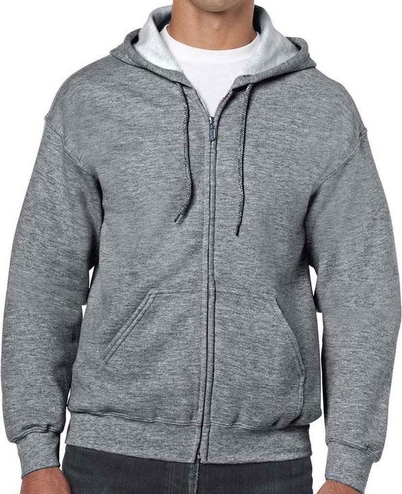 Produktbild Gildan Hoodie mit durchgehendem Reissverschluss (XL)