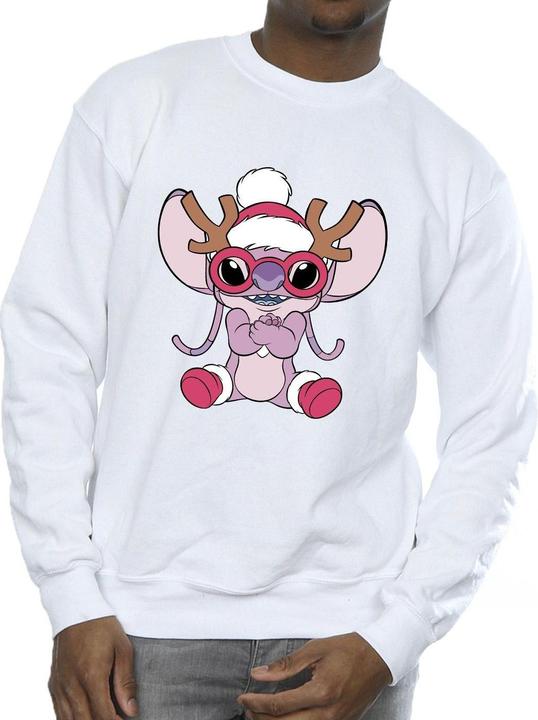 Immagine prodotto Disney Lilo & Stitch Angel Reindeer Felpa Uomo (XXL)