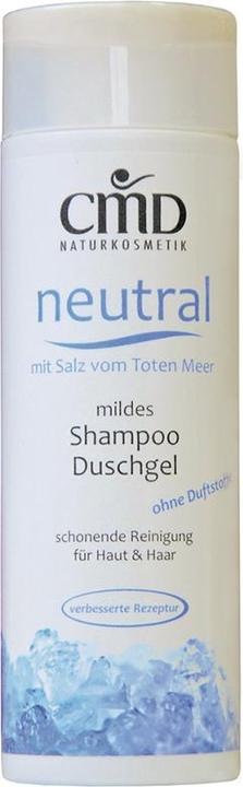 Actual product image CMD Naturkosmetik Neutral Shampoo/Shower Gel With Dead Sea Salt (200 ml)