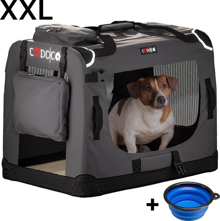 Produktbild Cadoca Hundetransportbox (Hund, Atmungsaktiv, Faltbar)