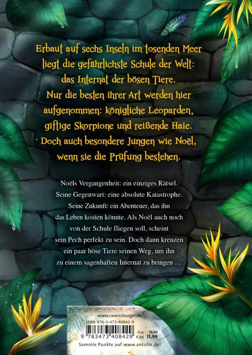 Image du produit Ravensburger Internat der bösen Tiere, Band 1: Die Prüfung (Allemand, Gina Mayer, Clara Vath, 2020)