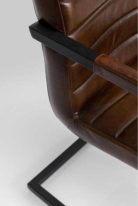 Immagine prodotto Kare Design Sedia a sbalzo Lola Leather Brown