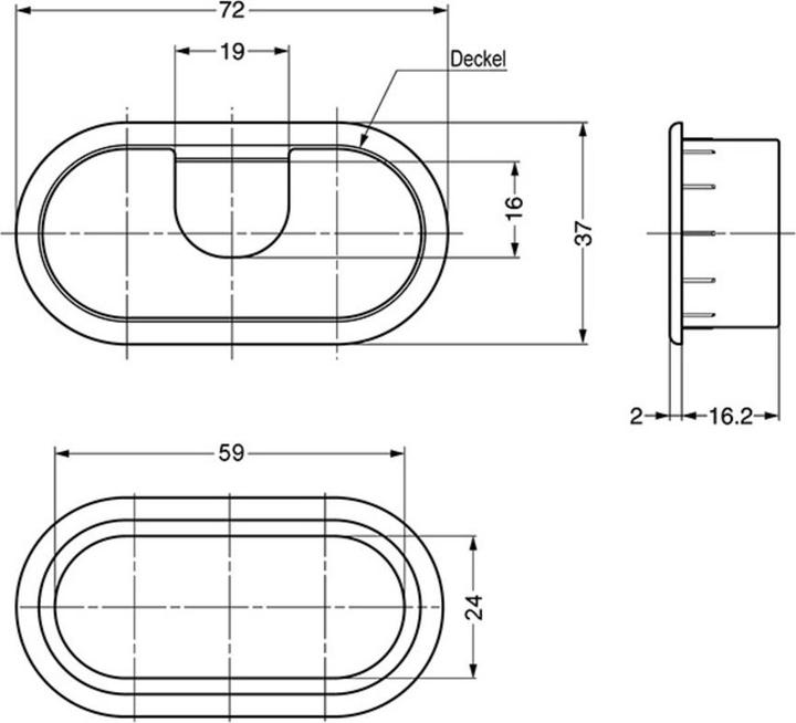 Image du produit Werkstarck Presse-étoupe (Trou de câble, 6.70 cm)