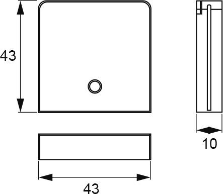 Actual product image L&S IR Sensor On Off Dimmer All in One Single Colour, 12/24 V