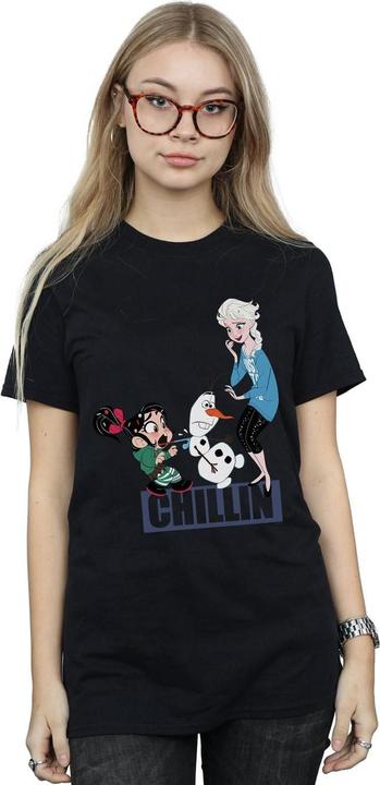 Immagine prodotto Disney Wreck It Ralph Elsa And Vanellope Maglietta Ampia Donna (XL)