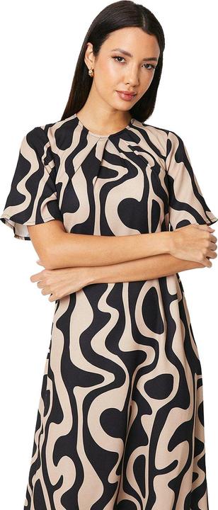 Image du produit Principles Womens/Ladies Geometric Volume Midi Dress (38 D)