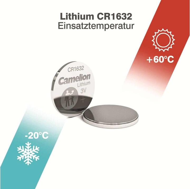 Immagine prodotto Camelion Litio (1 pz., CR1632, 120 mAh)