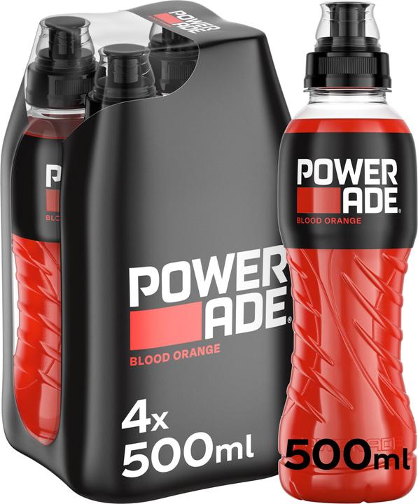 Produktbild Powerade Blood Orange (Blutorange, 4 x)