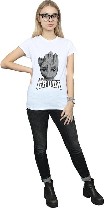 Immagine prodotto Guardians Of The Galaxy Groot Face Maglietta Donna (S)