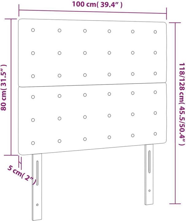 Produktbild VidaXL Herold (100 x 5 x 128 cm)