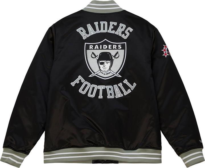 Immagine prodotto Mitchell & Ness M&N Giacca in raso pesante - NFL Oakland Raiders - M (M)