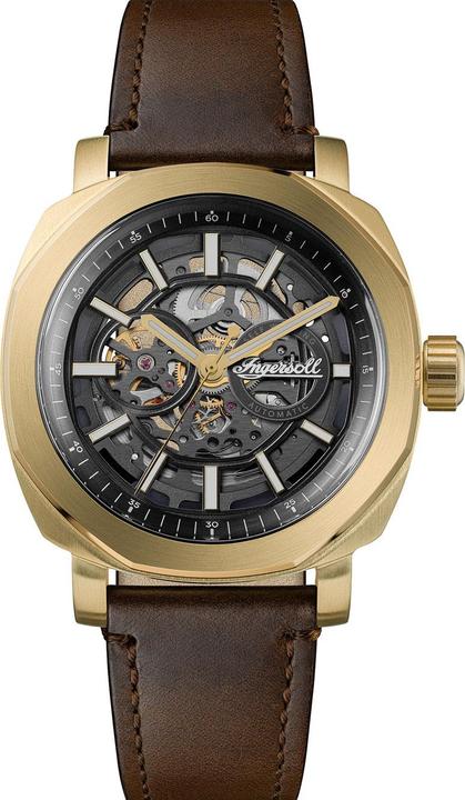 Produktbild Ingersoll 1892 Ingersoll I16402 Herrenuhr Ingersoll Outrider Automatik 44mm 5ATM (Skeleton-Uhr, 44 mm)