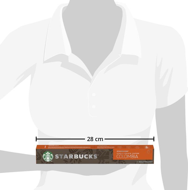 Actual product image Starbucks Colombia by Nespresso Medium Roasts (10 x Port.)