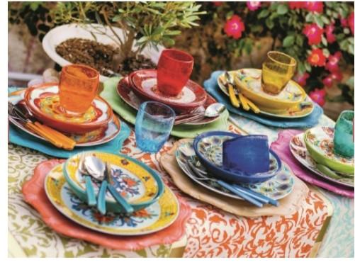Produktbild Villa D'Este Home Tivoli Calamoresca Geschirrset Porzellan und Gres 18tlg (18 Stück)