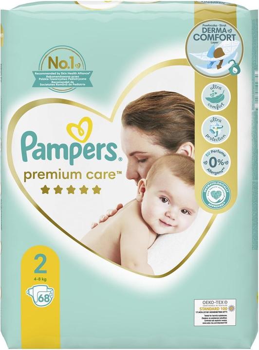 Produktbild Pampers Premium Care (Gr. 2, Tragepack, 68 Stück)