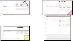 Valori nutrizionali e ingredienti Sigel Modulo per messaggi brevi Formato carta: 1/3 DIN A4 orizzontale Senza carta carbone: Sì (40 x)